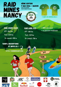 Raid Mines Nancy 2026 le Samedi 9 Mai 2026 dans la commune de Maron (54230)